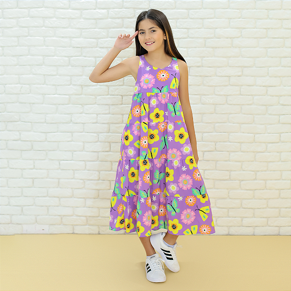 VESTIDO INFANTIL MENINA SABRINA