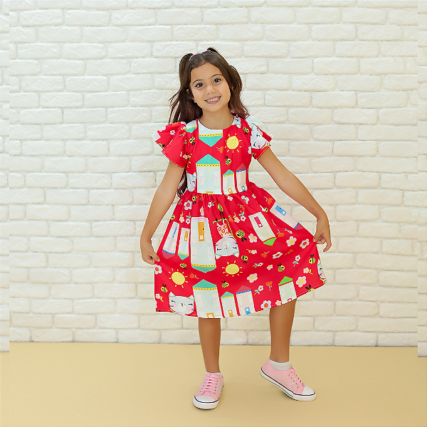 VESTIDO INFANTIL MENINA MAITÊ