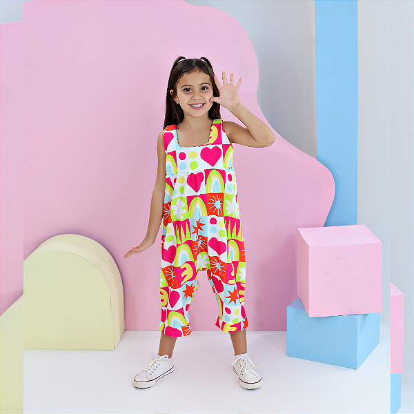 MACACÃO INFANTIL MENINA ISLA