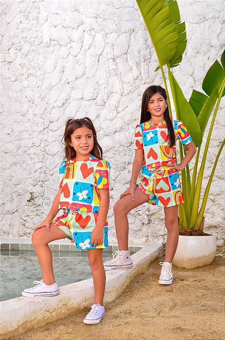 CONJUNTO INFANTIL MENINA EMANUELLA