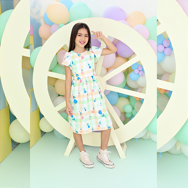 VESTIDO INFANTIL MENINA LUIZA