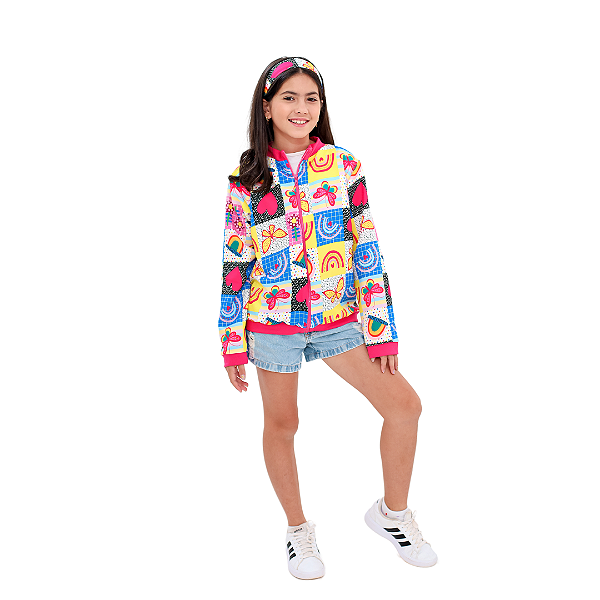 Jaqueta Bomber Infantil Menina Madu