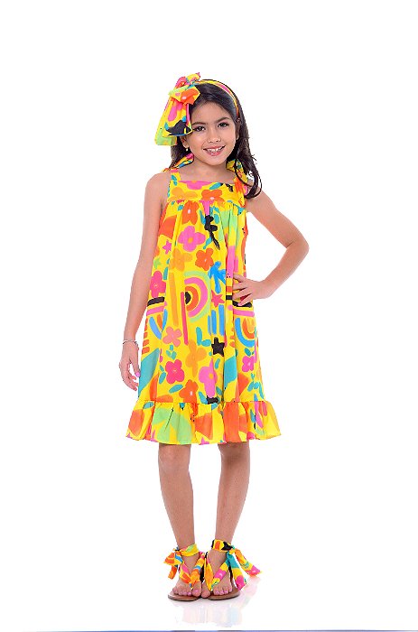 VESTIDO INFANTIL MENINA RAFAELLA