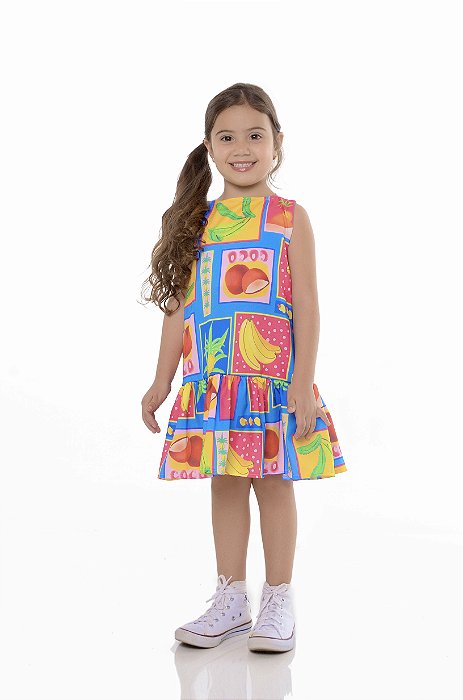 VESTIDO INFANTIL MENINA MILENA