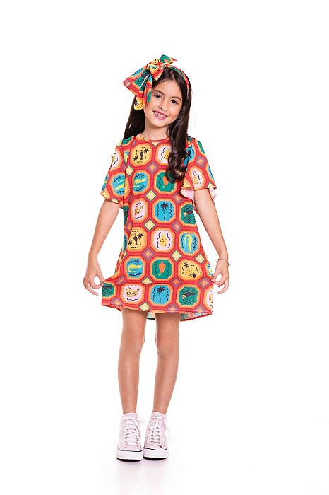 Vestido Infantil Menina Rebeca