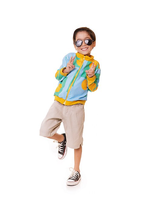 JAQUETA INFANTIL MASCULINA  LEO
