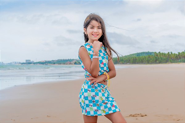 CONJUNTO INFANTIL MENINA KELLY