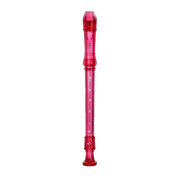 Flauta Doce Yamaha Germânica Rosa Translúcida YRS20G-P