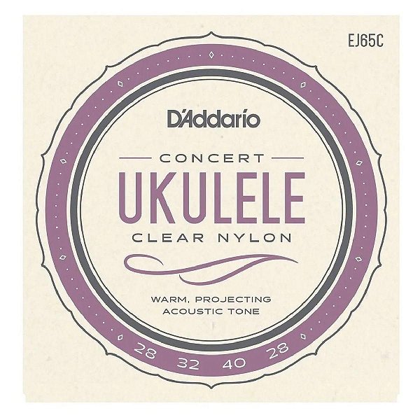 Encordoamento Para Ukulele Concert D'Addario EJ65-C