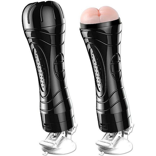 MASTURBADOR ÂNUS COM VIBRO E VENTOSA