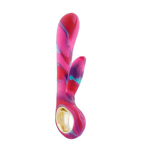 VIBRADOR RABBIT COLORIDO 10 MODOS DE VIBRAÇÃO RECARREGÁVEL