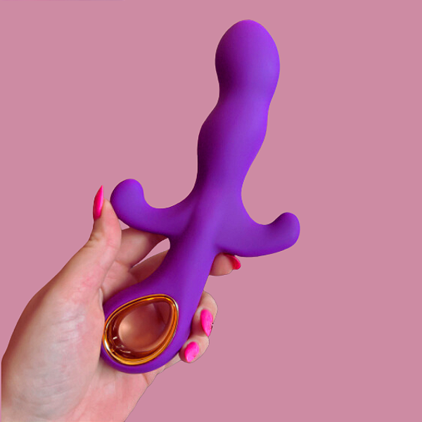 VIBRADOR COM ESTÍMULO TRIPLO