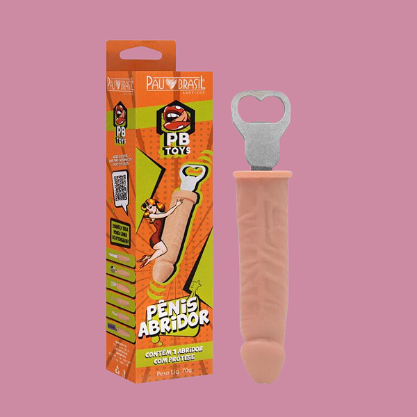 ABRIDOR DE LATA EM FORMATO DE PENIS