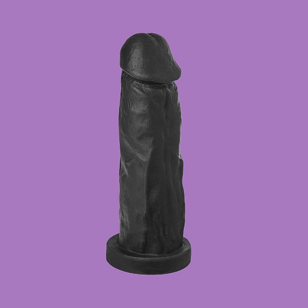 PENIS DE BORRACHA COM GLANDE MARCADA 17 CM x 4,5 CM