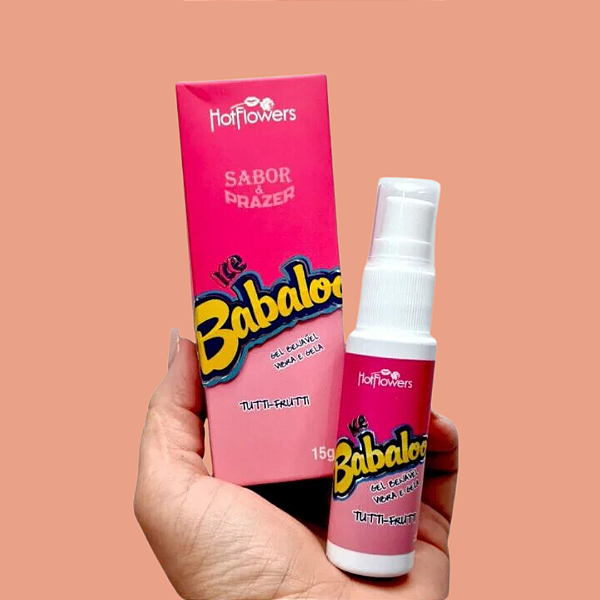 BABALOO ICE GEL BEIJÁVEL VIBRA E GELA 15G