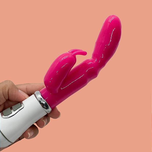 VIBRADOR RABBIT RECARREGÁVEL COM 8 MODOS DE VIBRAÇÃO