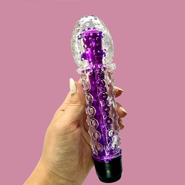 VIBRADOR PERSONAL COM CAPA ESTIMULADORA