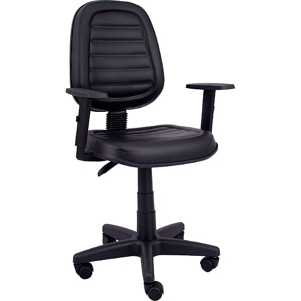 Cadeira Giratória Executiva Alta Diretorzinha Com Braços Reguláveis - 32988 - Casa das Cadeiras Goiânia