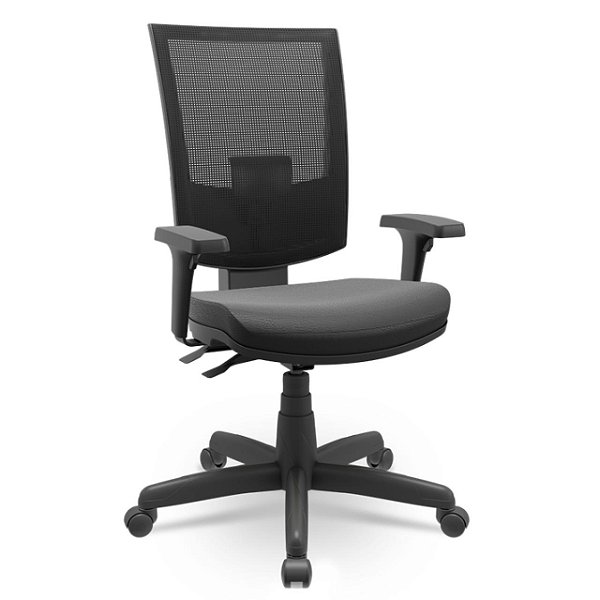 Cadeira Presidente em Tela FLASH NR-17 - 98422 - Casa das Cadeiras Goiânia