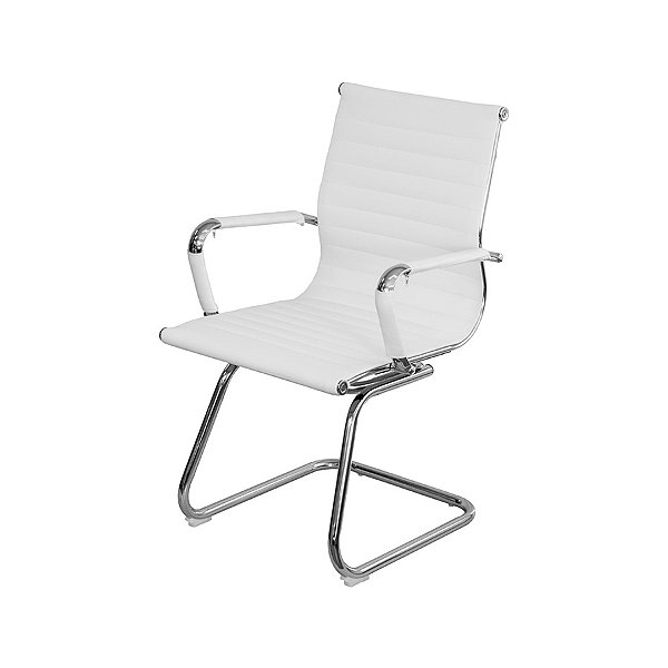 Cadeira Fixa Esteirinha Branca - 32873 - Casa das Cadeiras Goiânia