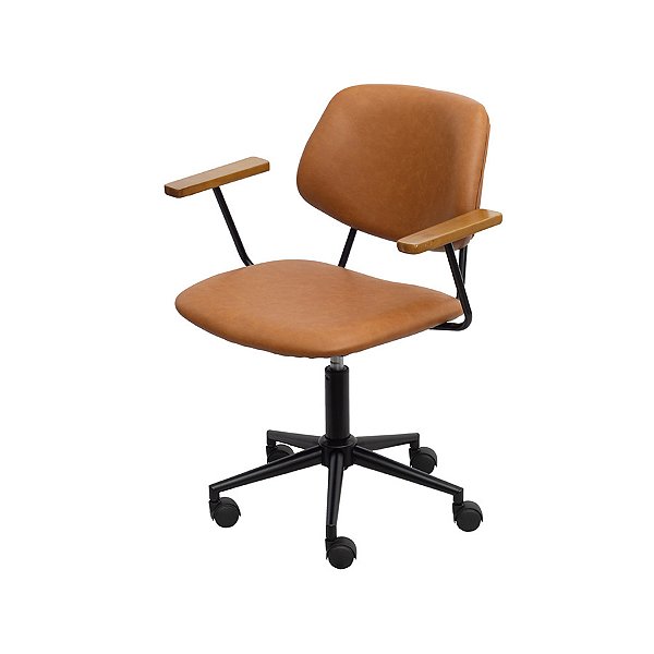 Cadeira Giratória Caramelo - 47118 - Casa das Cadeiras Goiânia