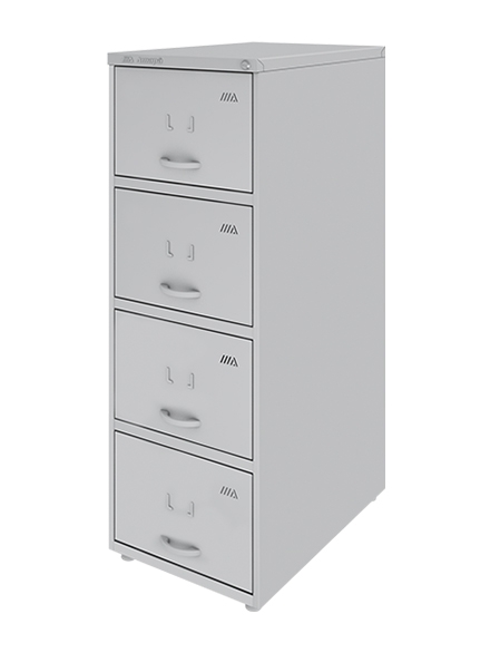 Arquivo de Aço Chapa #26 Com Trilho Telescópico - 20066 - Casa das Cadeiras Goiânia