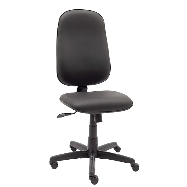 Cadeira Giratória Presidente Baixa Lisa Sem Braços - 31101 - Casa das Cadeiras Goiânia