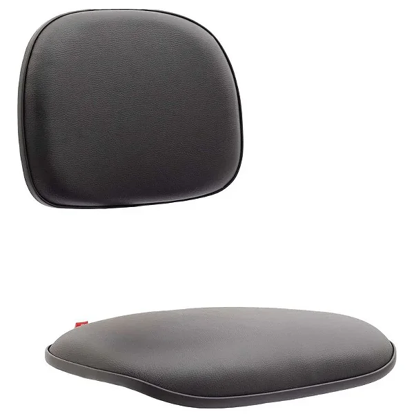 Assento + Encosto Cadeira Secretária COURVIN Preto - 41077 - Casa das Cadeiras Goiânia