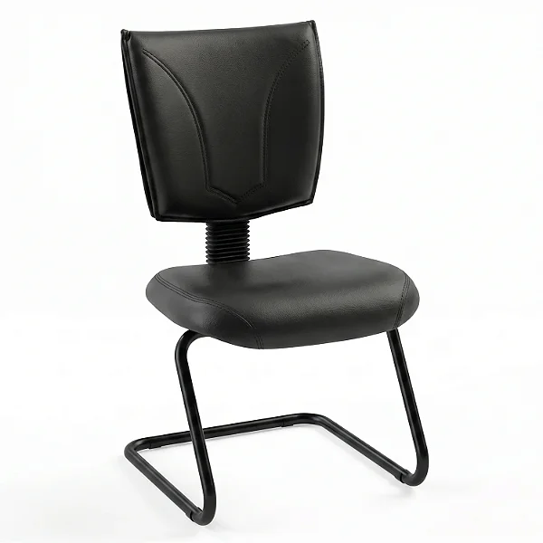 Cadeira Fixa Executiva B-One Costurada Base em "S" - 33124 - Casa das Cadeiras Goiânia