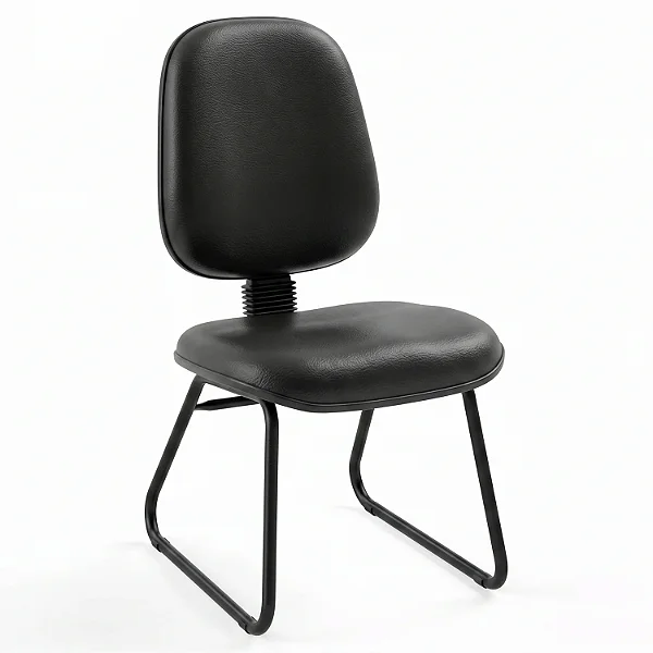 Cadeira Fixa Executiva Alta Diretorzinho Lisa Base Trapézio - 33175 - Casa das Cadeiras Goiânia