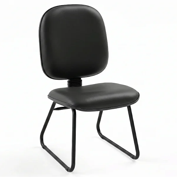 Cadeira Fixa Diretor Lisa Base Trapézio - 33275 - Casa das Cadeiras Goiânia