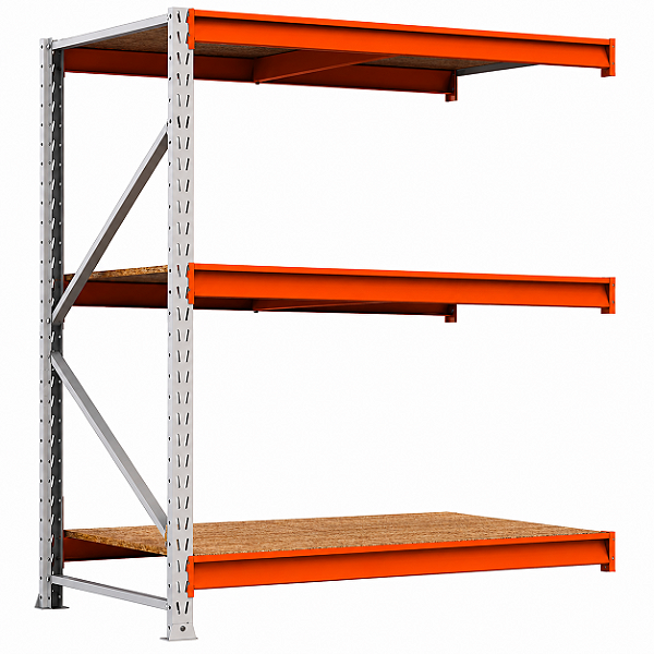 Porta Pallet Continuação 3 Bandejas / 3 Níveis (2,00×1,80×0,80) - 74241 - Casa das Cadeiras Goiânia