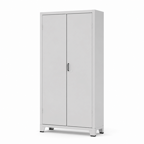 Armário de Aço Alto 2 Portas Multiuso PA120 1,94A x 1,20L x 0,40P Chapa #22 - 84923 - Casa das Cadeiras Goiânia
