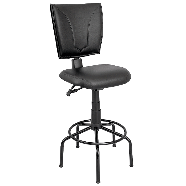 Cadeira Caixa Alta B-One Costurada Base Aranha Com Back-System Sem Braços - 46265 - Casa das Cadeiras Goiânia
