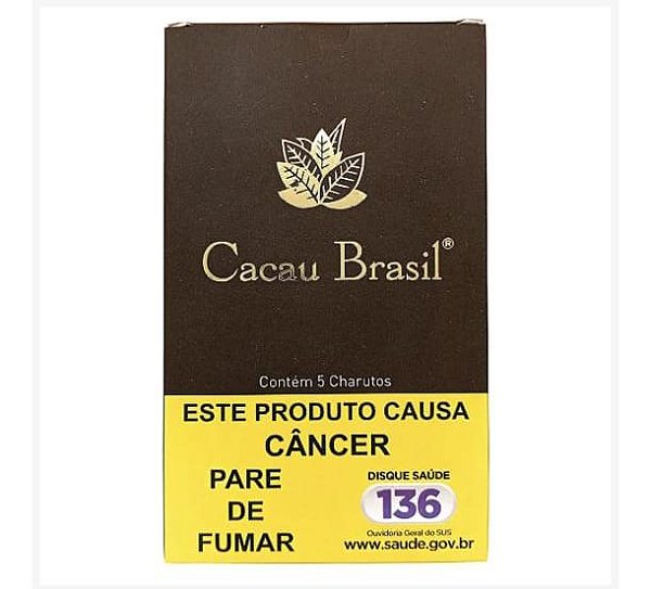 Charuto Cacau Brasil Chocolate Com 5