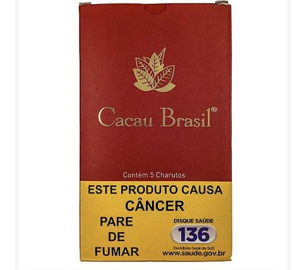 Charuto Cacau Brasil Conhaque Com 5