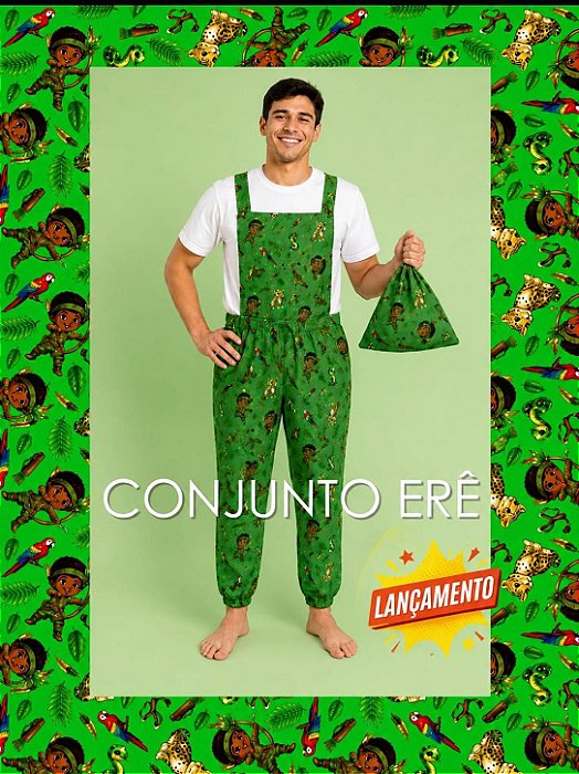 Roupa de Erê Masculina (verde)