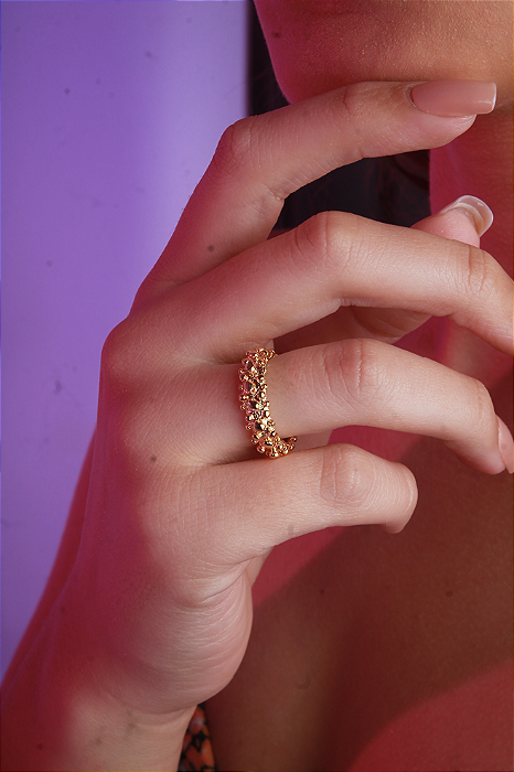 Anel Coral Marine