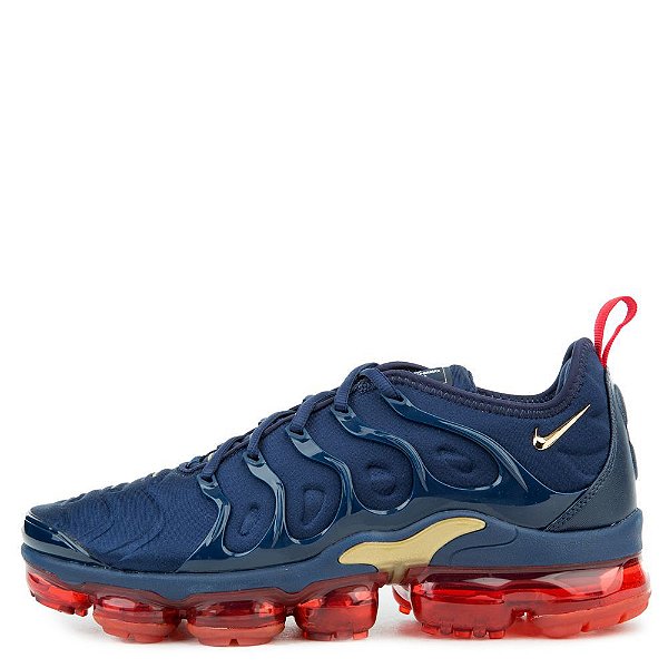 nike vapormax plus midnight navy metallic gold