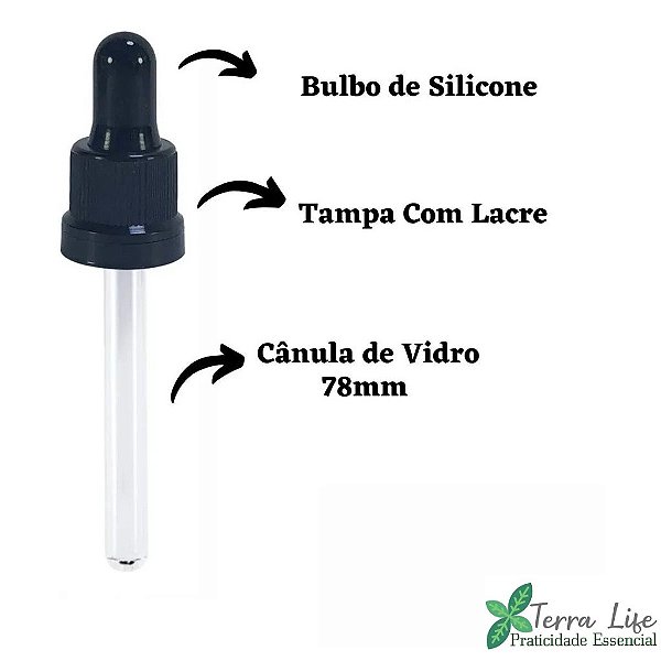 Válvula Conta Gotas - Para frascos de 30ML (Rosca 18mm)