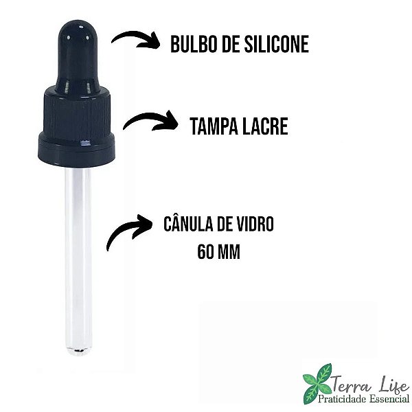 Válvula Conta Gotas - Para frascos de 10ML e 15ML (Rosca 18mm)