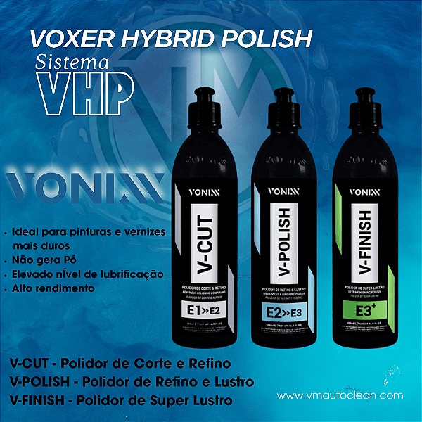Kit polimento Vonixx