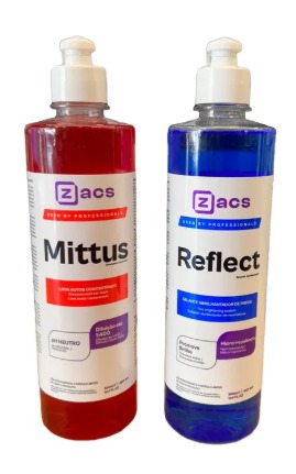 Kit automotivo Shampoo+ Selante para pneu Zacs