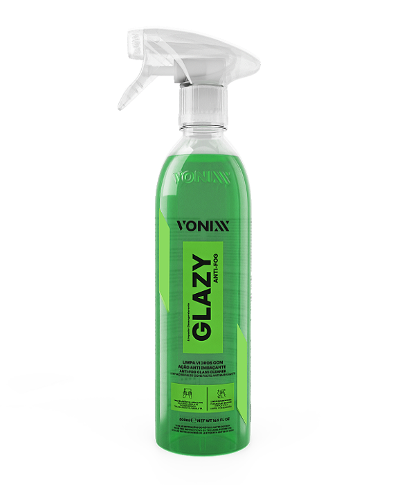 Glazy Anti-Fog 500 ml Tratamento Antiembaçante