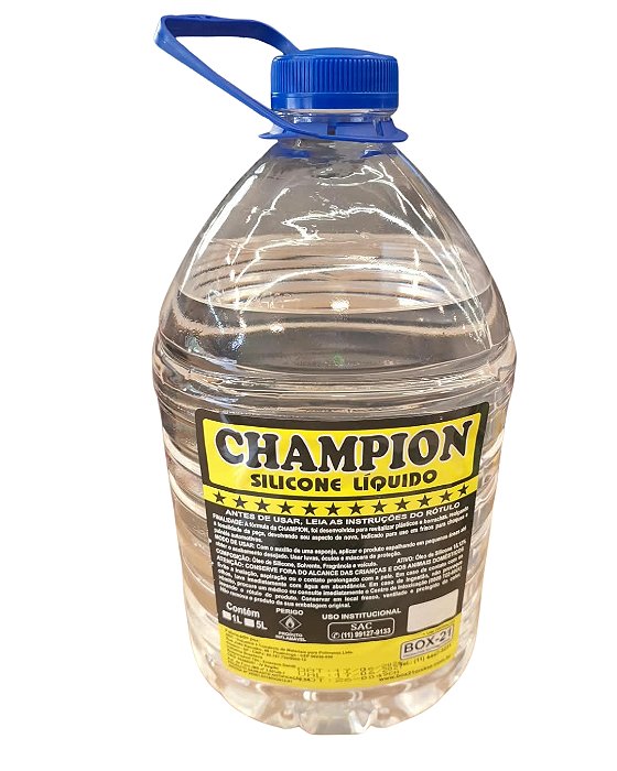 SILICONE LÍQUIDO CHAMPION BOX 21 – 5 LITROS