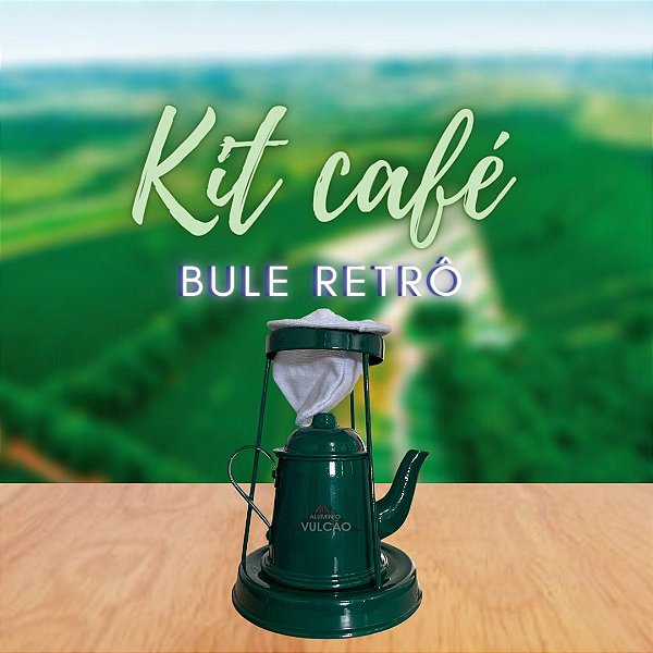 KIT CAFÉ NO BULE RETRÔ