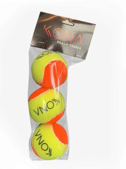 BOLA DE BEACH TENNIS KONA - PACK COM 3