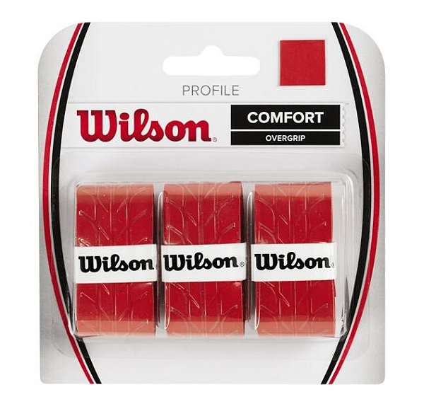 OVERGRIP WILSON PROFILE COMFORT VERMELHO