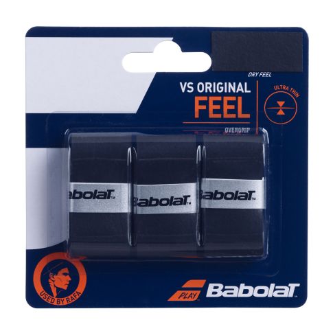 OVERGRIP BABOLAT VS ORIGINAL FEEL X3 PRETO