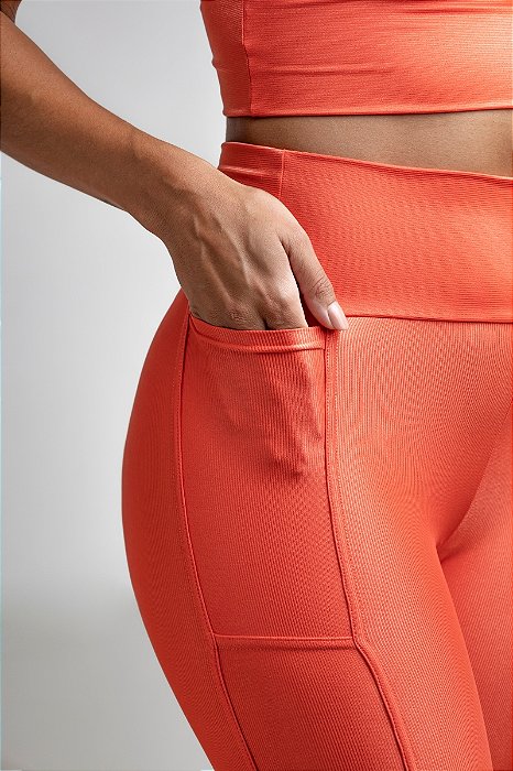 LEGGING TRILHA VERÃO SET WONDER GOIABA